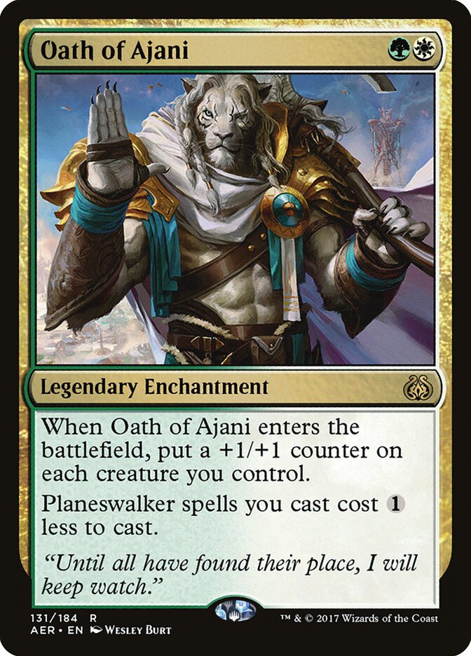 Oath of Ajani - carta Magic The Gathering