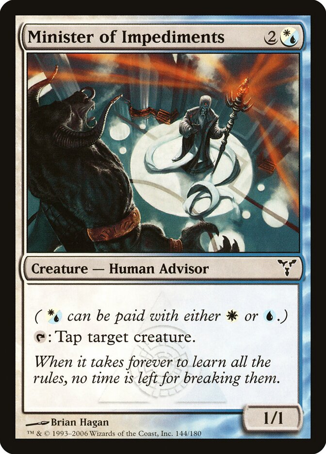 Minister of Impediments - carta Magic The Gathering