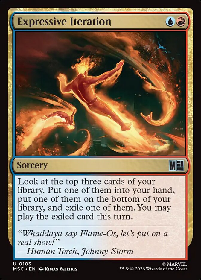 Expressive Iteration - carta Magic The Gathering