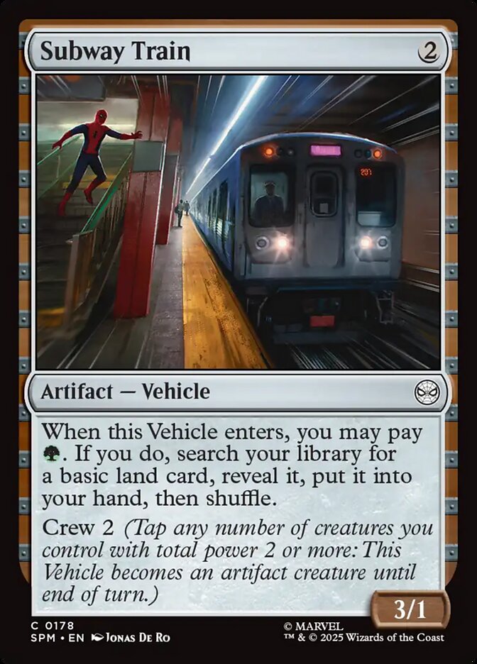 Subway Train - carta Magic The Gathering