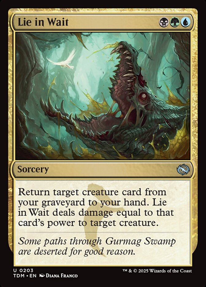 Lie in Wait - carta Magic The Gathering