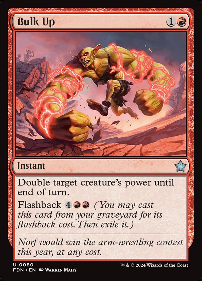 Bulk Up - carta Magic The Gathering