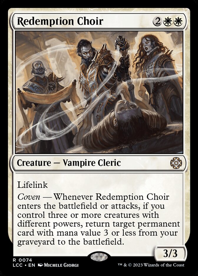 Redemption Choir - carta Magic The Gathering