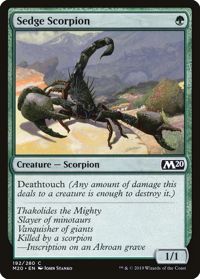 Sedge Scorpion - carta Magic The Gathering