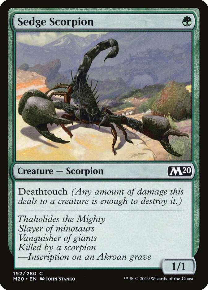 Sedge Scorpion - carta Magic The Gathering