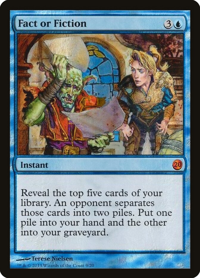 Fact or Fiction - carta Magic The Gathering