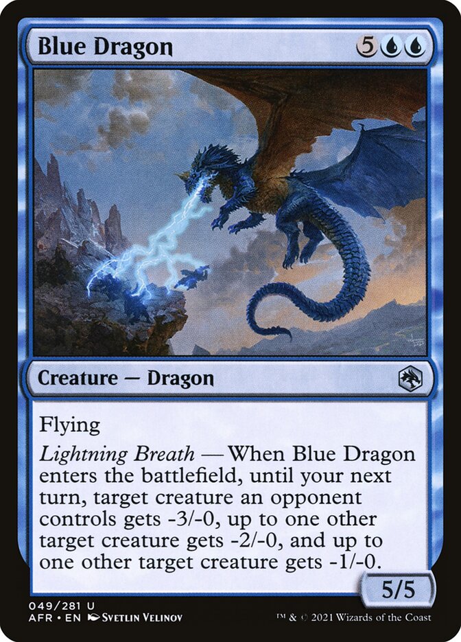 Blue Dragon - carta Magic The Gathering