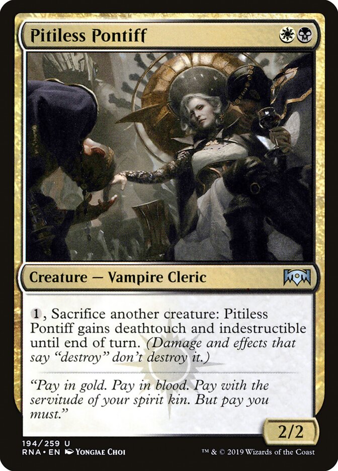 Pitiless Pontiff - carta Magic The Gathering