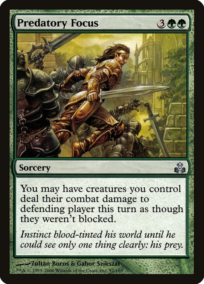 Predatory Focus - carta Magic The Gathering