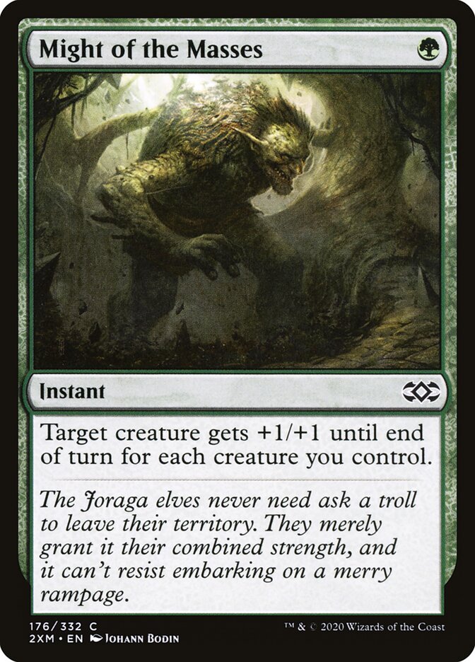 Might of the Masses - carta Magic The Gathering