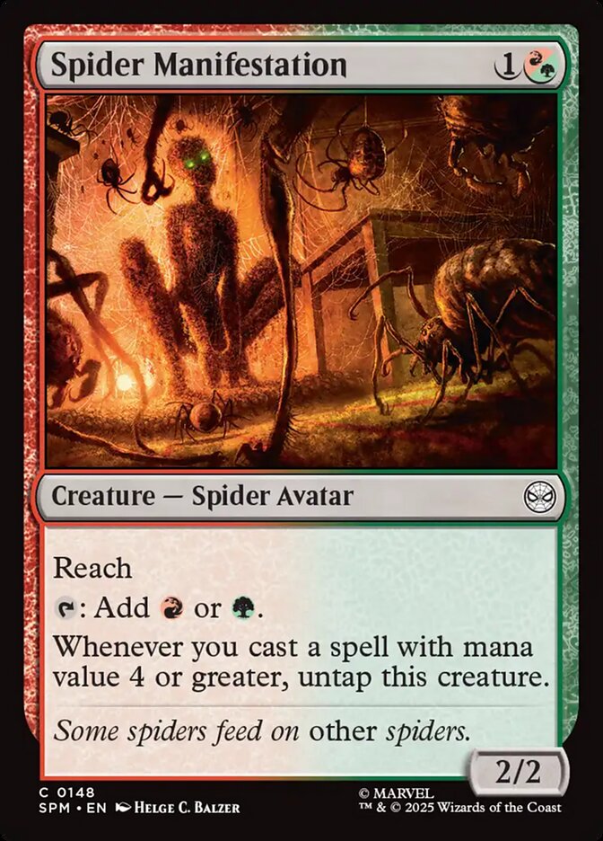 Spider Manifestation - carta Magic The Gathering