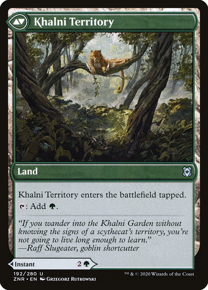 Khalni Territory - carta Magic The Gathering