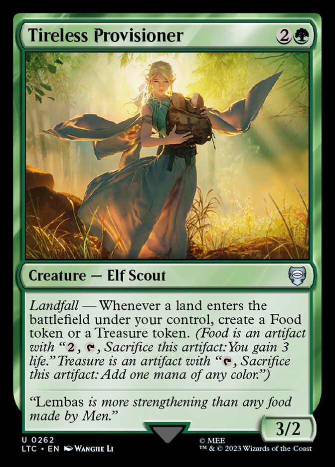 Tireless Provisioner - carta Magic The Gathering
