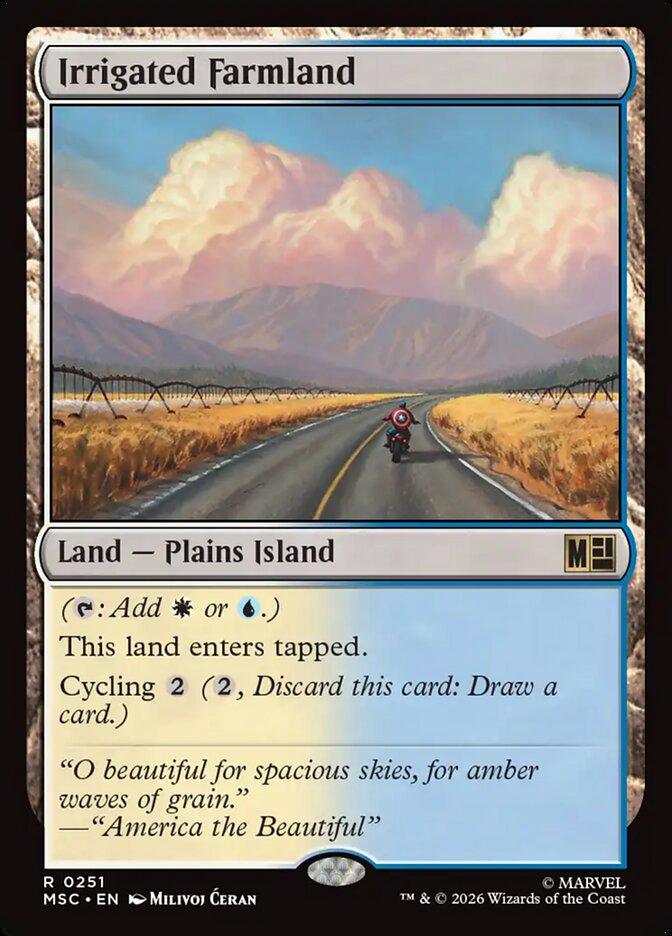 Irrigated Farmland - carta Magic The Gathering