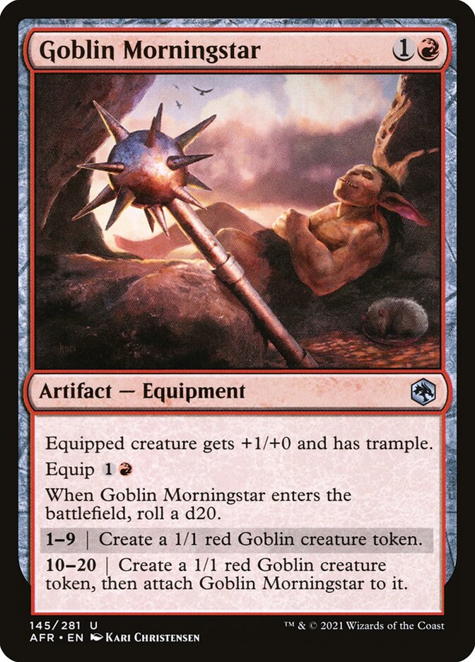 Goblin Morningstar - carta Magic The Gathering
