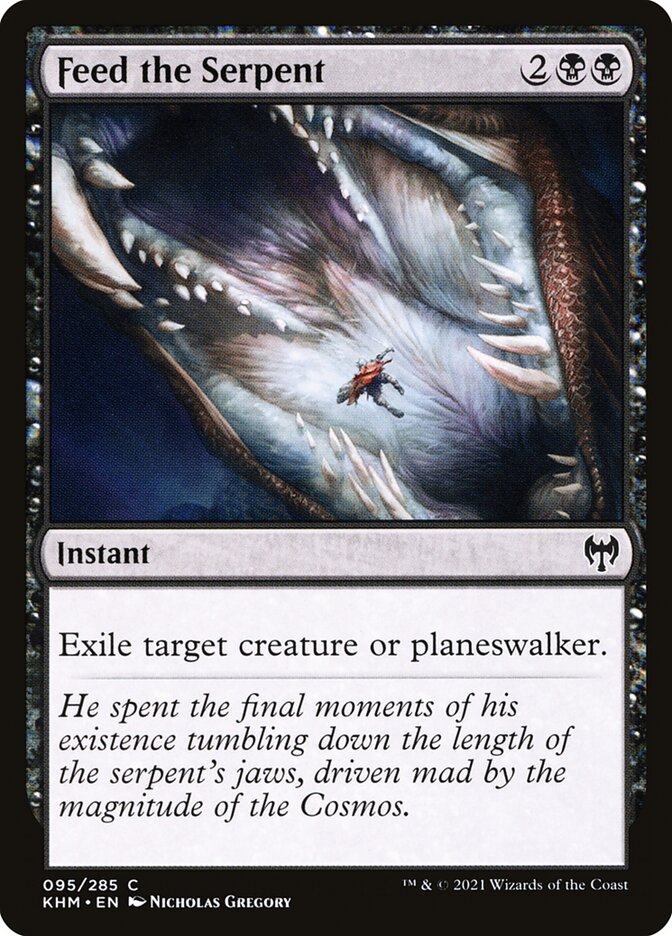 Feed the Serpent - carta Magic The Gathering