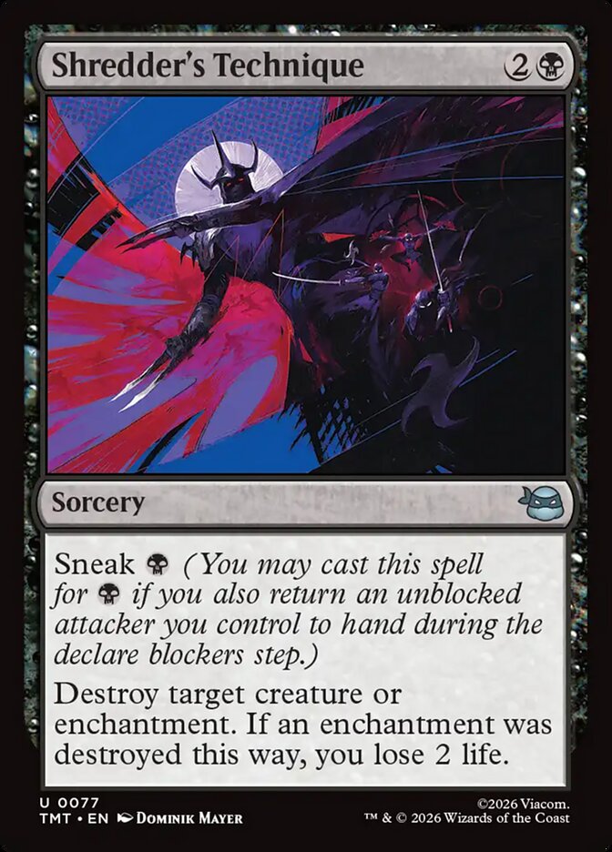 Shredder's Technique - carta Magic The Gathering