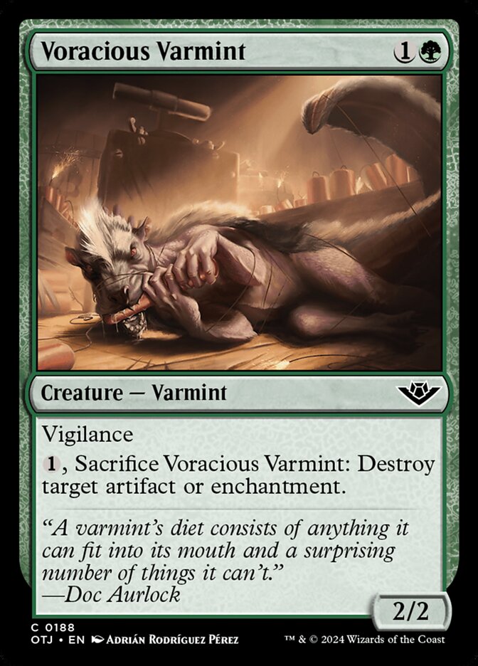 Voracious Varmint - carta Magic The Gathering