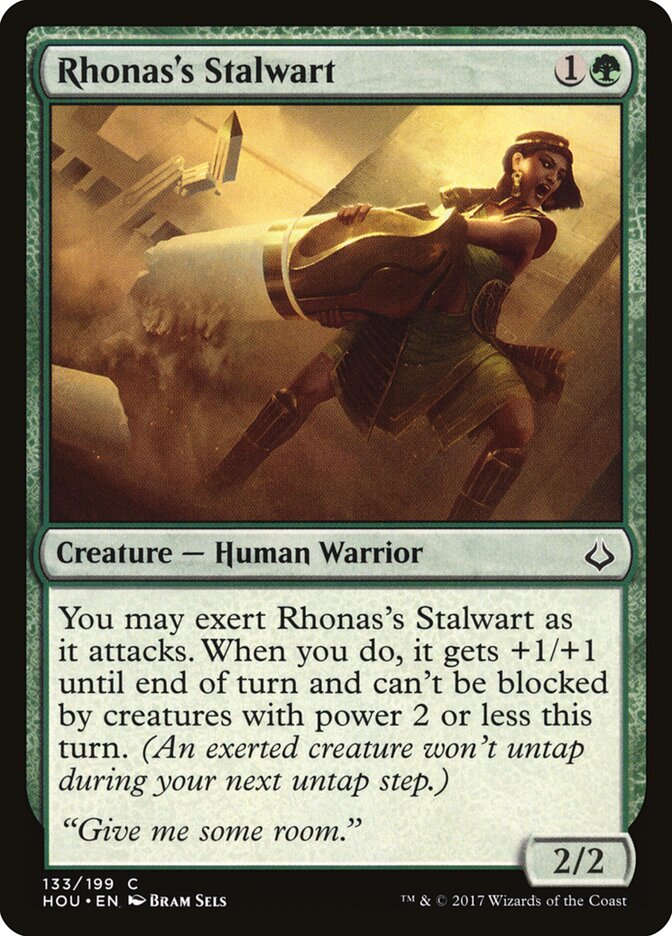 Rhonas's Stalwart - carta Magic The Gathering