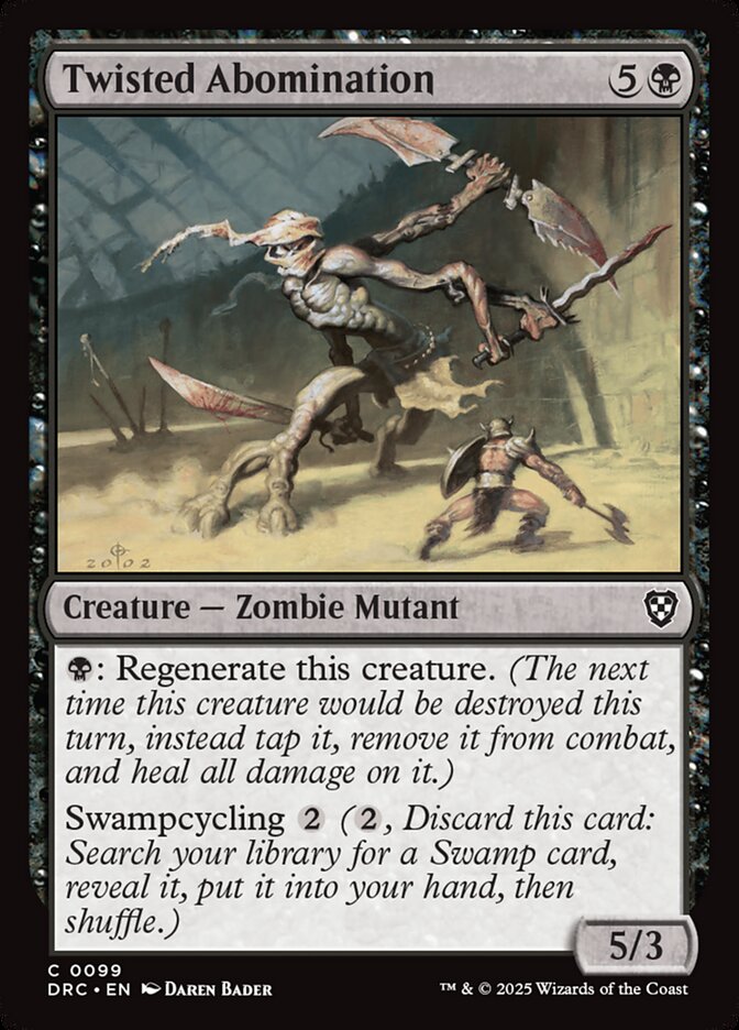 Twisted Abomination - carta Magic The Gathering
