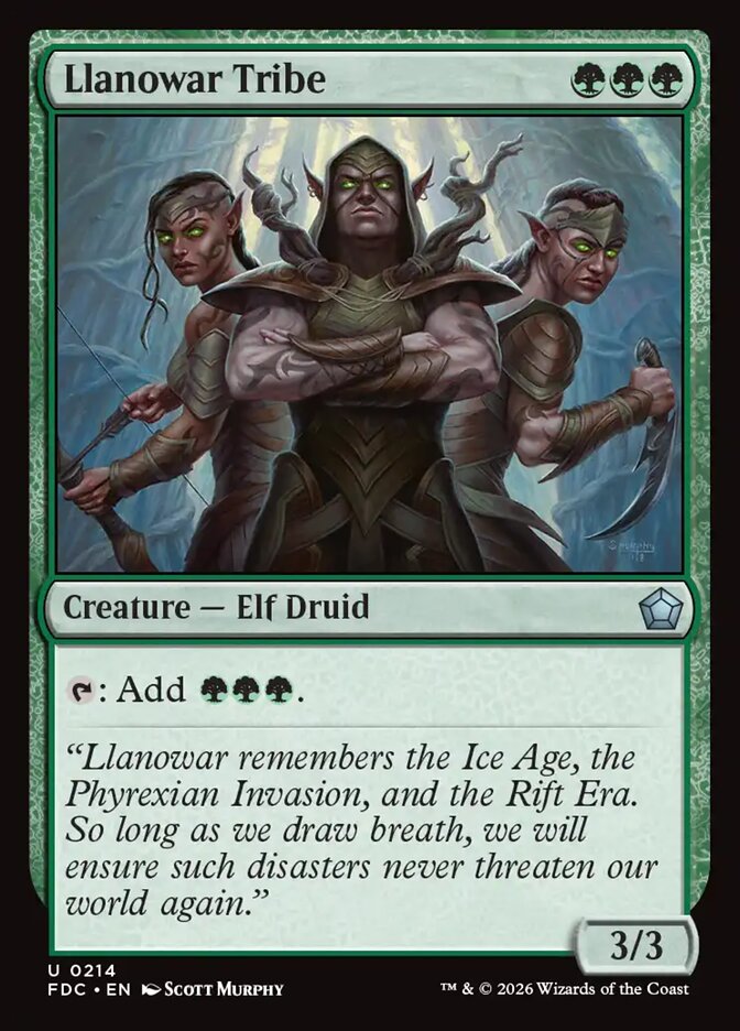 Llanowar Tribe - carta Magic The Gathering