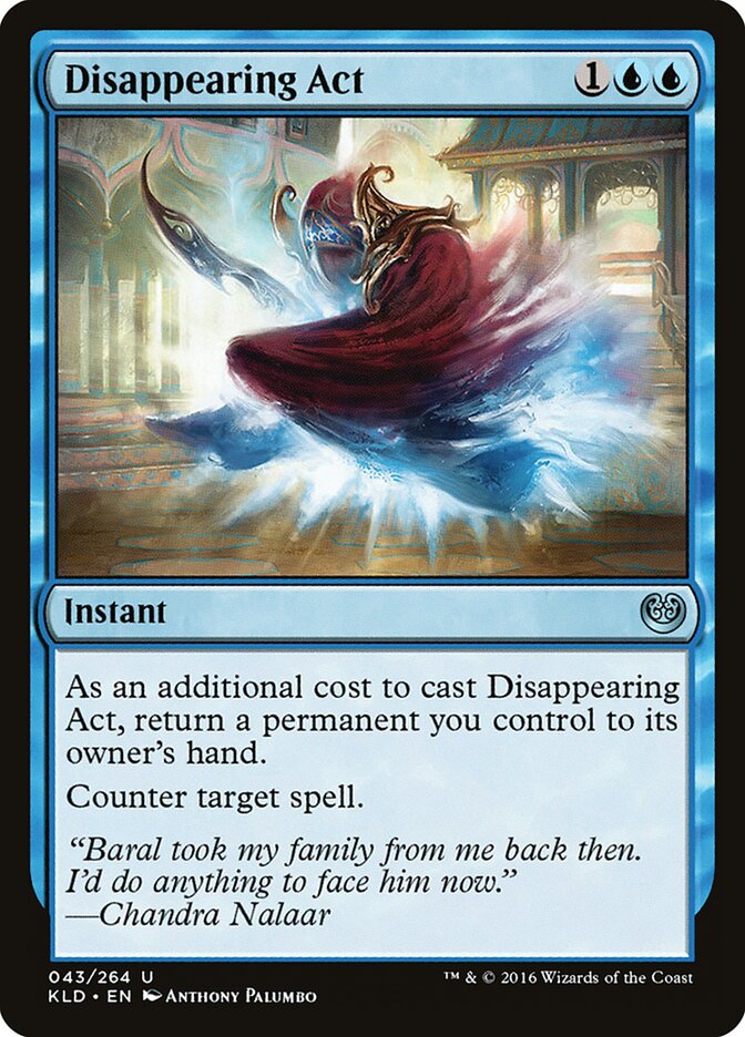 Disappearing Act - carta Magic The Gathering