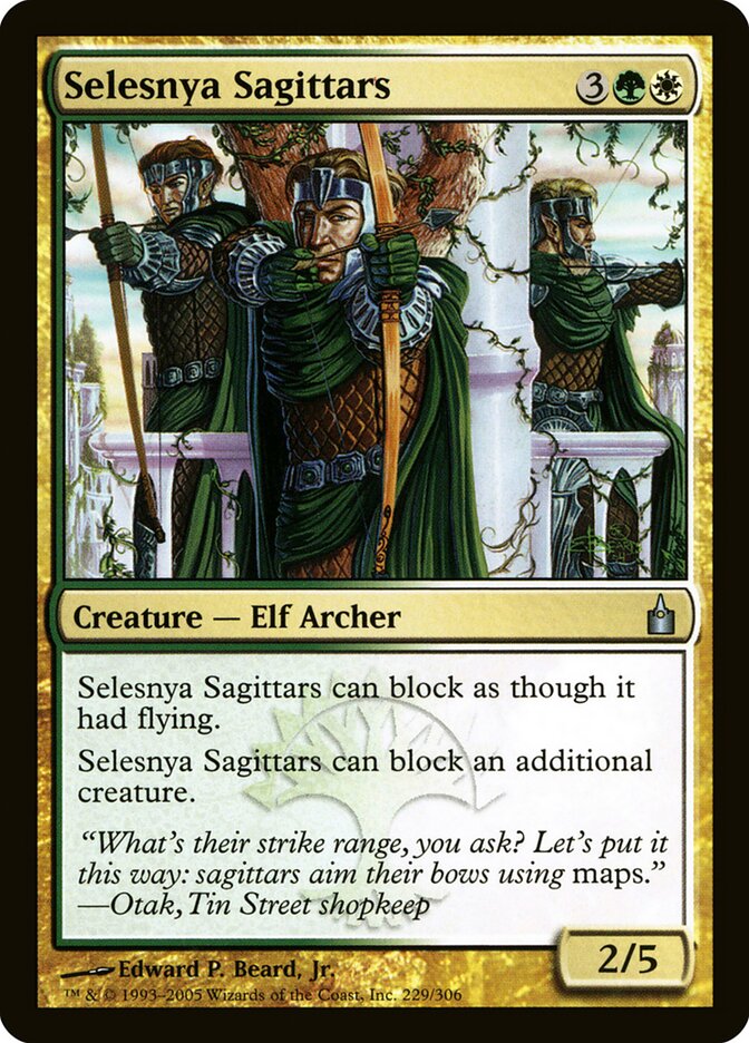 Selesnya Sagittars - carta Magic The Gathering
