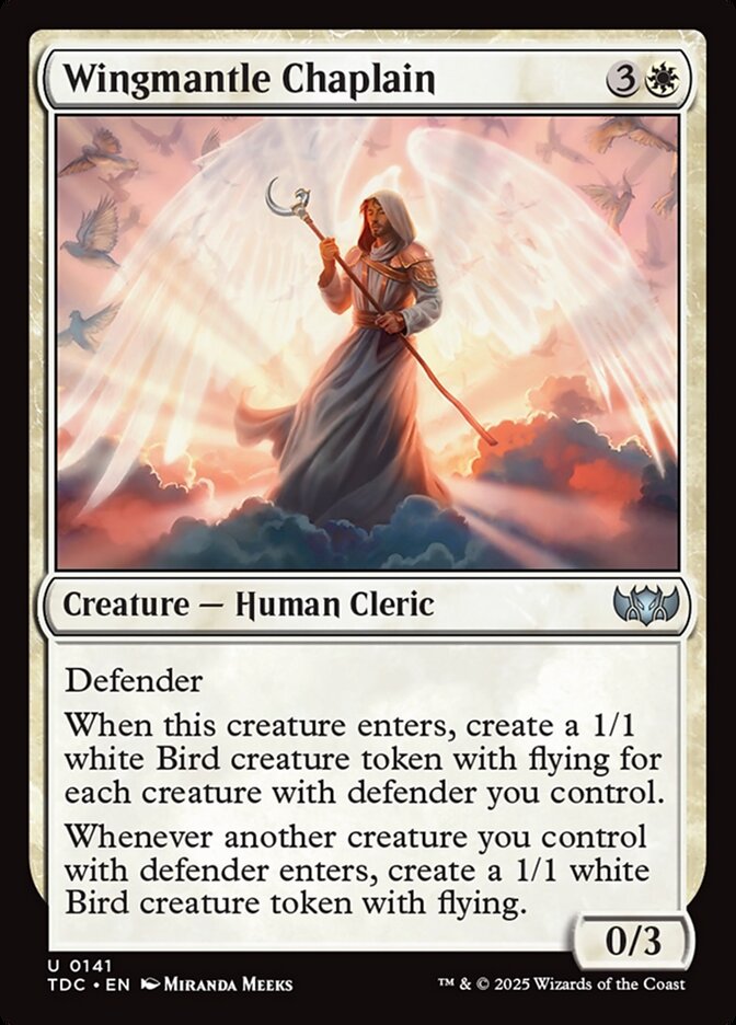 Wingmantle Chaplain - carta Magic The Gathering