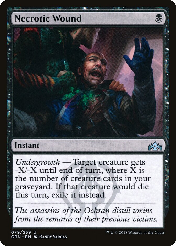 Necrotic Wound - carta Magic The Gathering