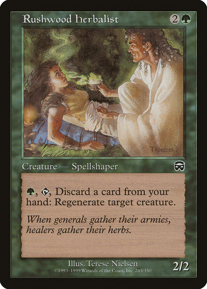 Rushwood Herbalist - carta Magic The Gathering