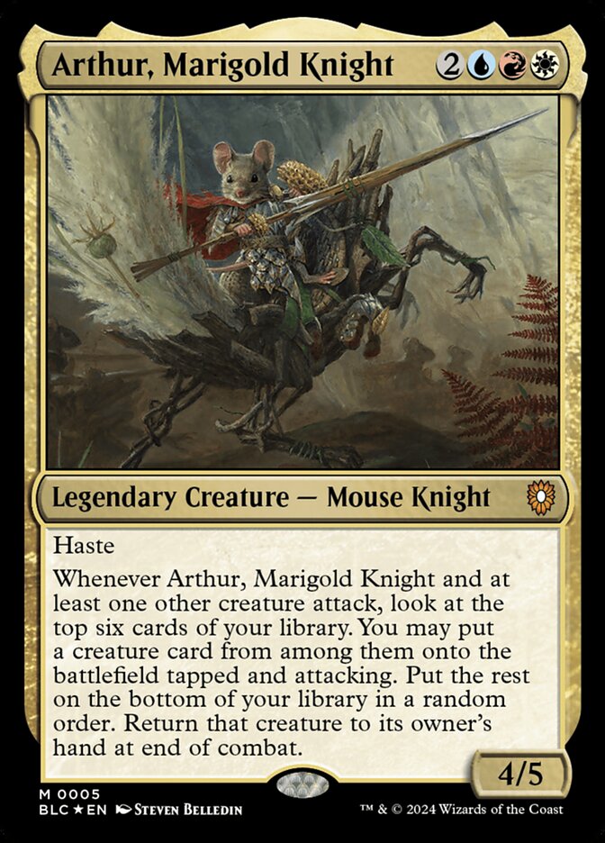 Arthur, Marigold Knight - carta Magic The Gathering