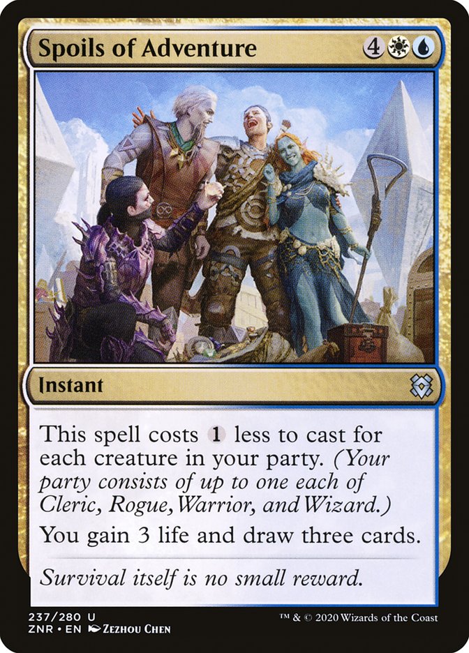 Spoils of Adventure - ZNR-237-NF-STD