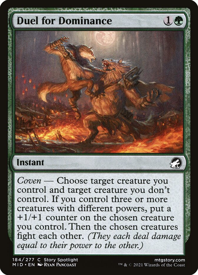 Duel for Dominance - carta Magic The Gathering