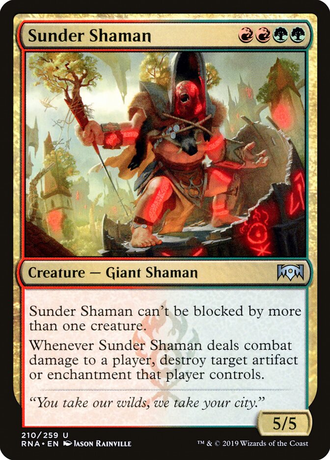 Sunder Shaman - carta Magic The Gathering