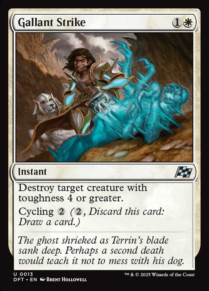 Gallant Strike - carta Magic The Gathering
