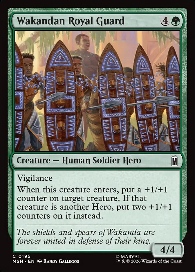 Wakandan Royal Guard - carta Magic The Gathering