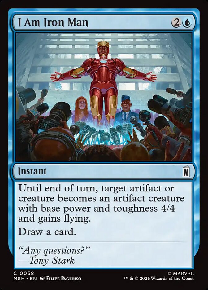 I Am Iron Man - carta Magic The Gathering