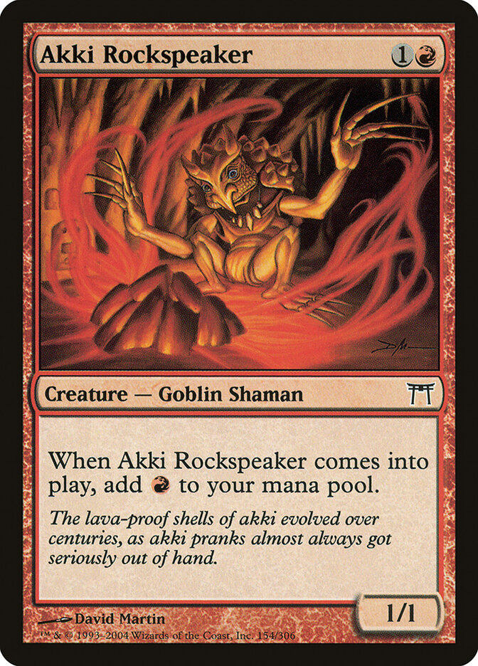 Akki Rockspeaker - carta Magic The Gathering