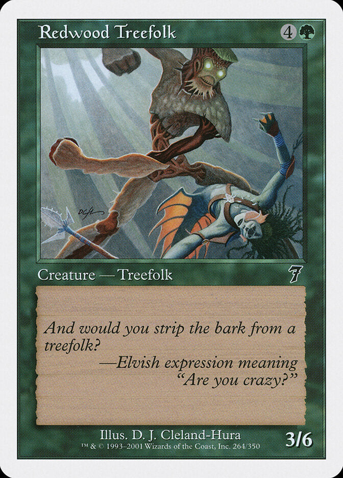 Redwood Treefolk - carta Magic The Gathering