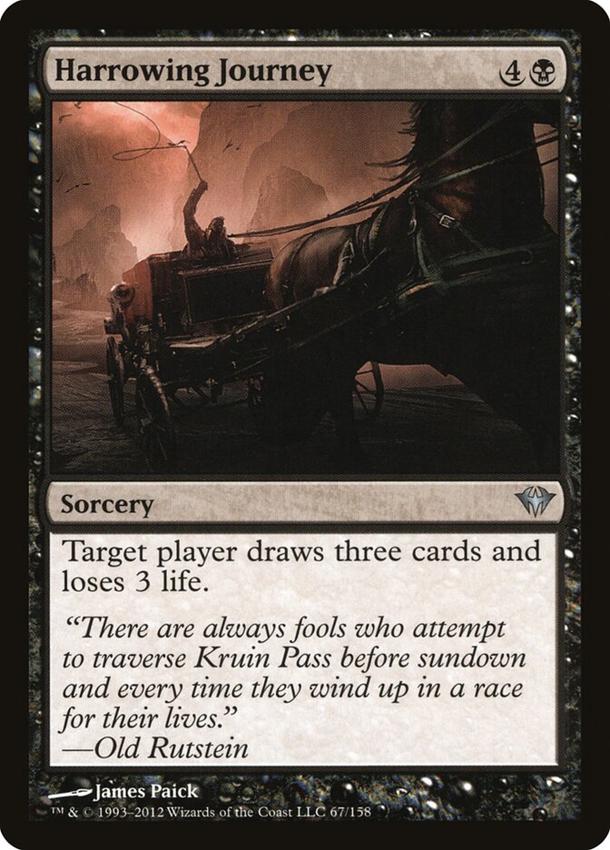 Harrowing Journey - carta Magic The Gathering