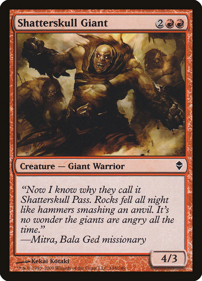 Shatterskull Giant - carta Magic The Gathering