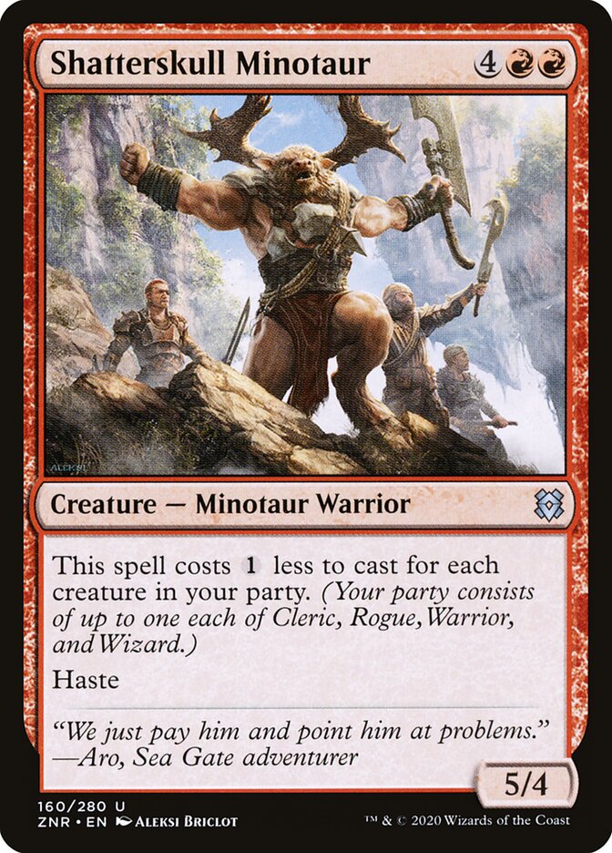Shatterskull Minotaur - carta Magic The Gathering