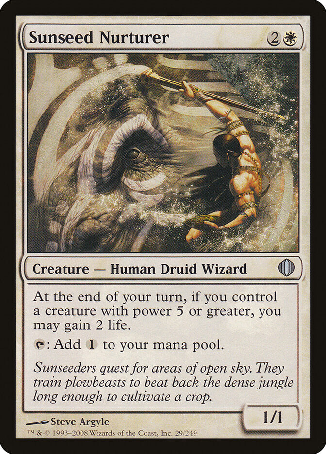 Sunseed Nurturer - carta Magic The Gathering