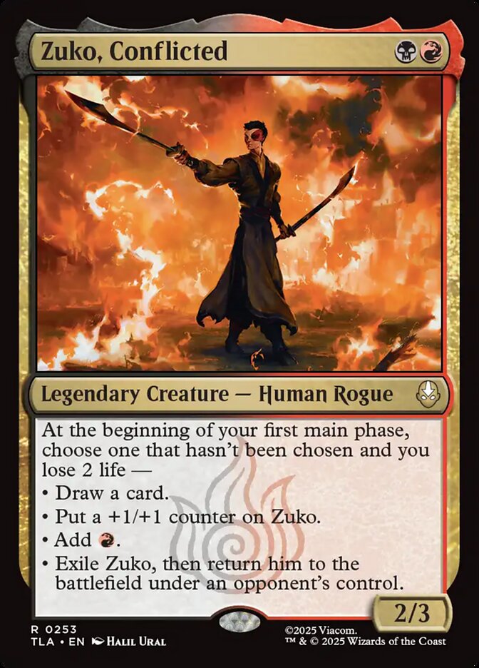 Zuko, Conflicted - carta Magic The Gathering