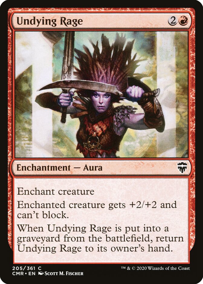 Undying Rage - carta Magic The Gathering