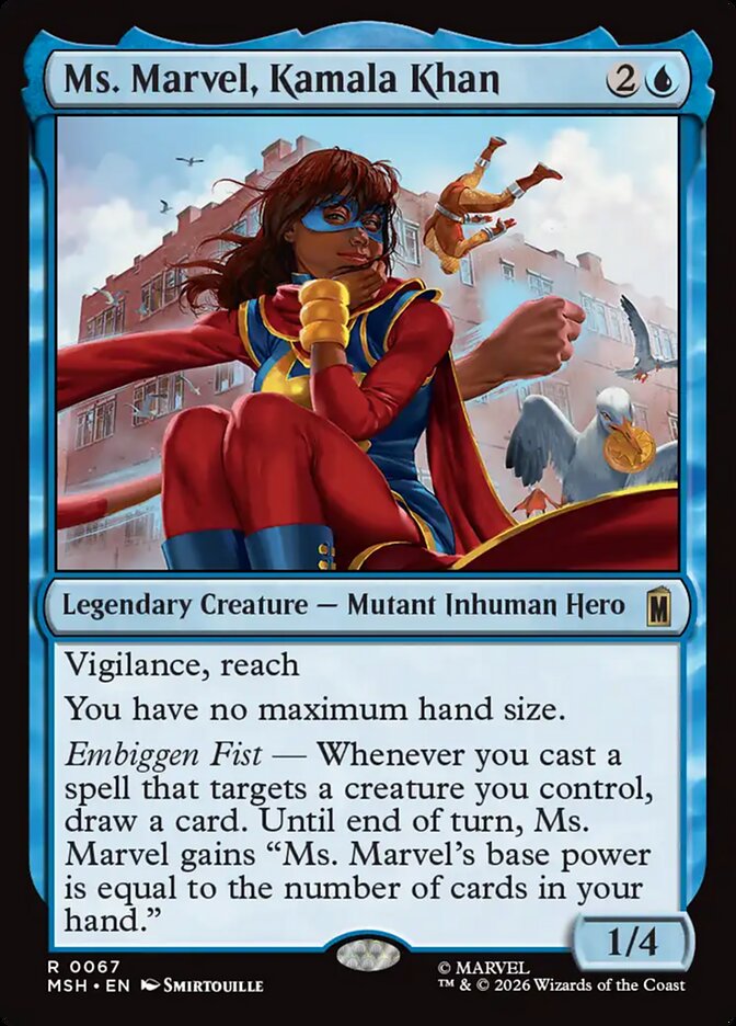 Ms. Marvel, Kamala Khan - carta Magic The Gathering