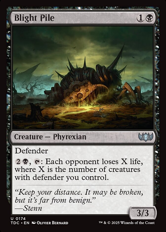 Blight Pile - carta Magic The Gathering