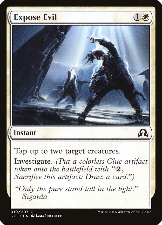 Expose Evil - carta Magic The Gathering