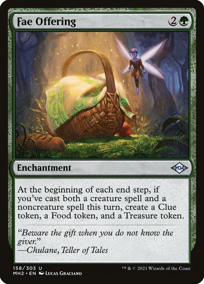 Fae Offering - carta Magic The Gathering