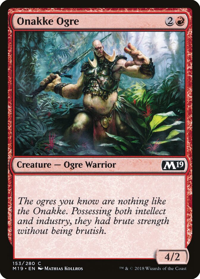 Onakke Ogre - carta Magic The Gathering